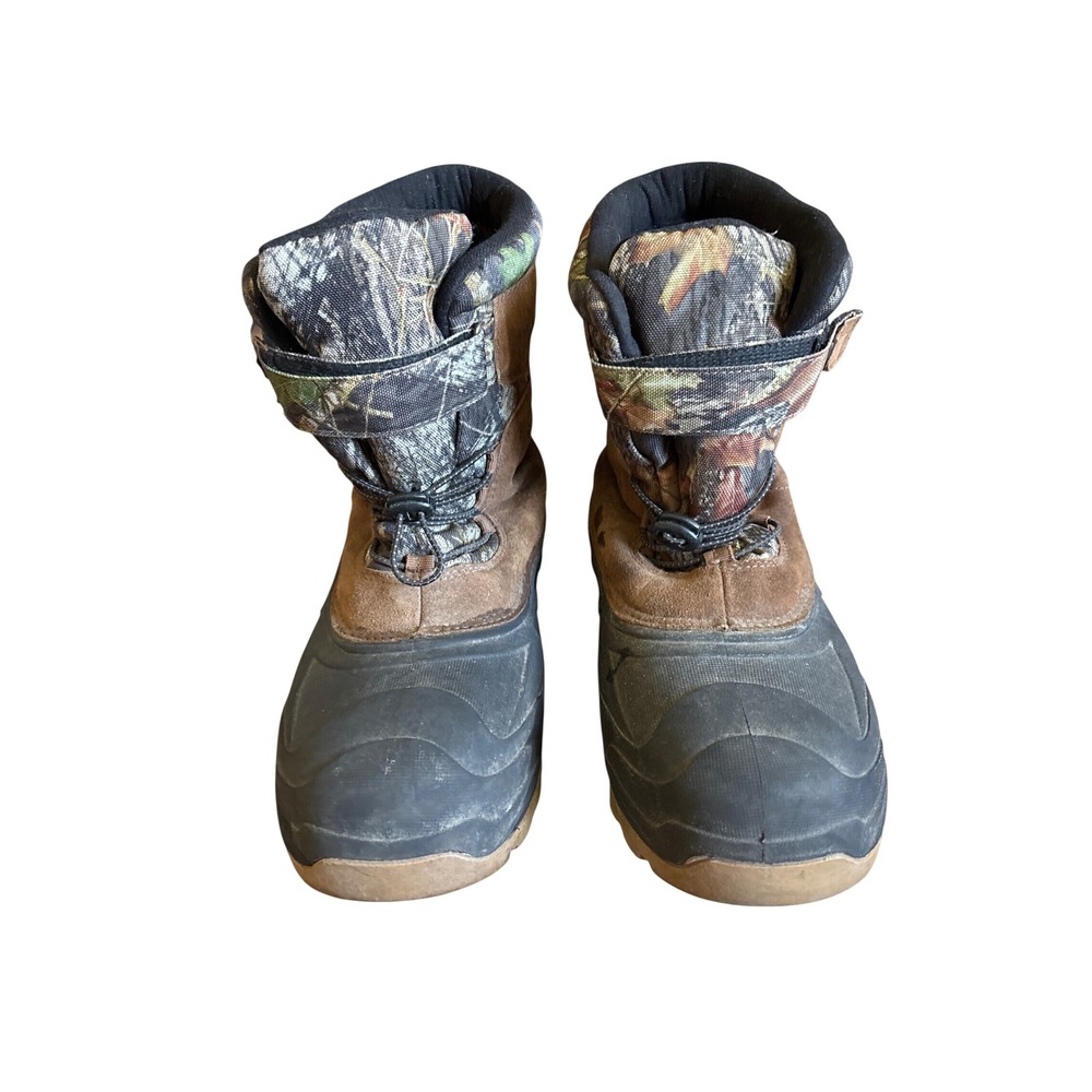 Ozark Trail Winter Duck Boots Mens 10 Brown Camo Good Insulated Waterproof Shell